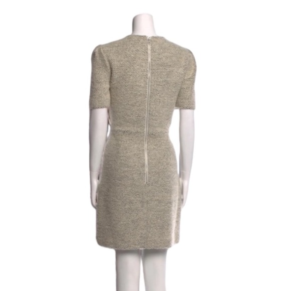 ALICE + OLIVIA Cream Black Fuzzy‎ Tweed
GENNY Pouf Sleeve Dress Mohair size 12 - Picture 7 of 13